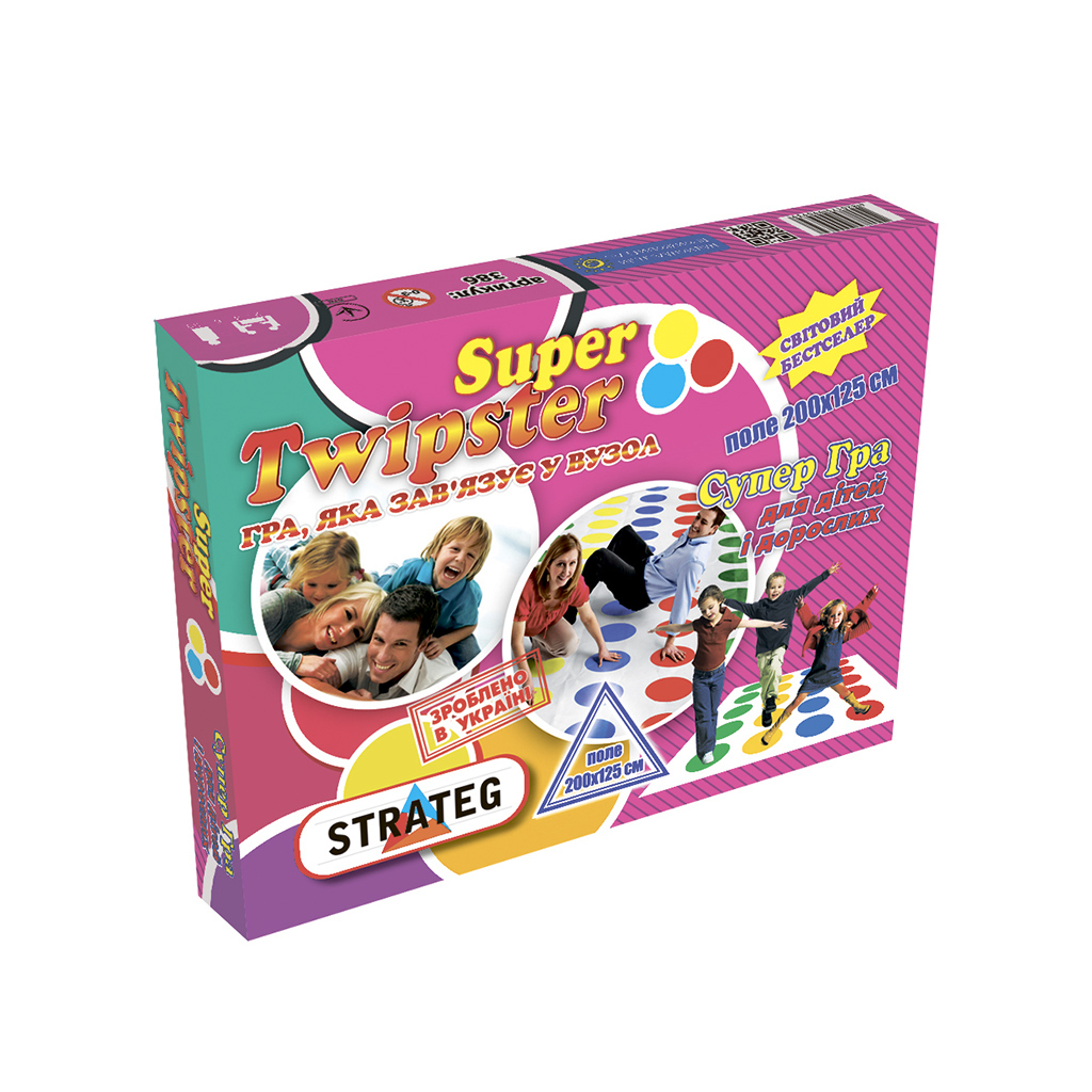 

Настольная игра Strateg Super Twipster укр. (11386)