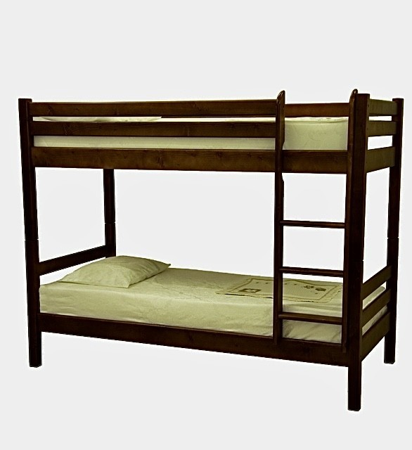 

Двухъярусная деревянная кровать Л-302 Скиф 80х200 орех