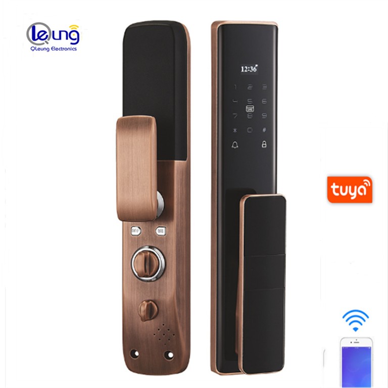 

Умный замок Qleung S912 Red Bronze