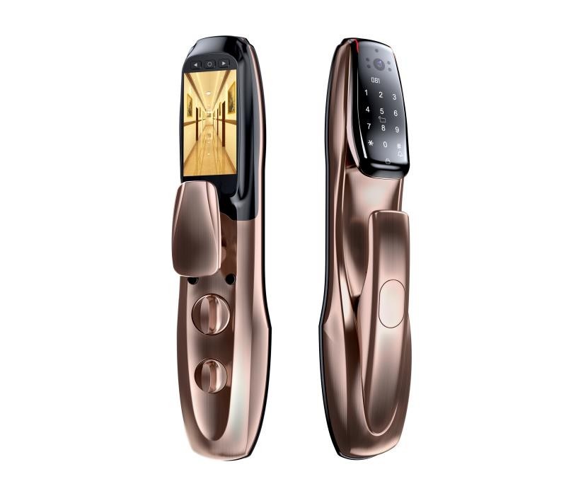 

Умный замок Qleung S916-2 MAX Red Bronze