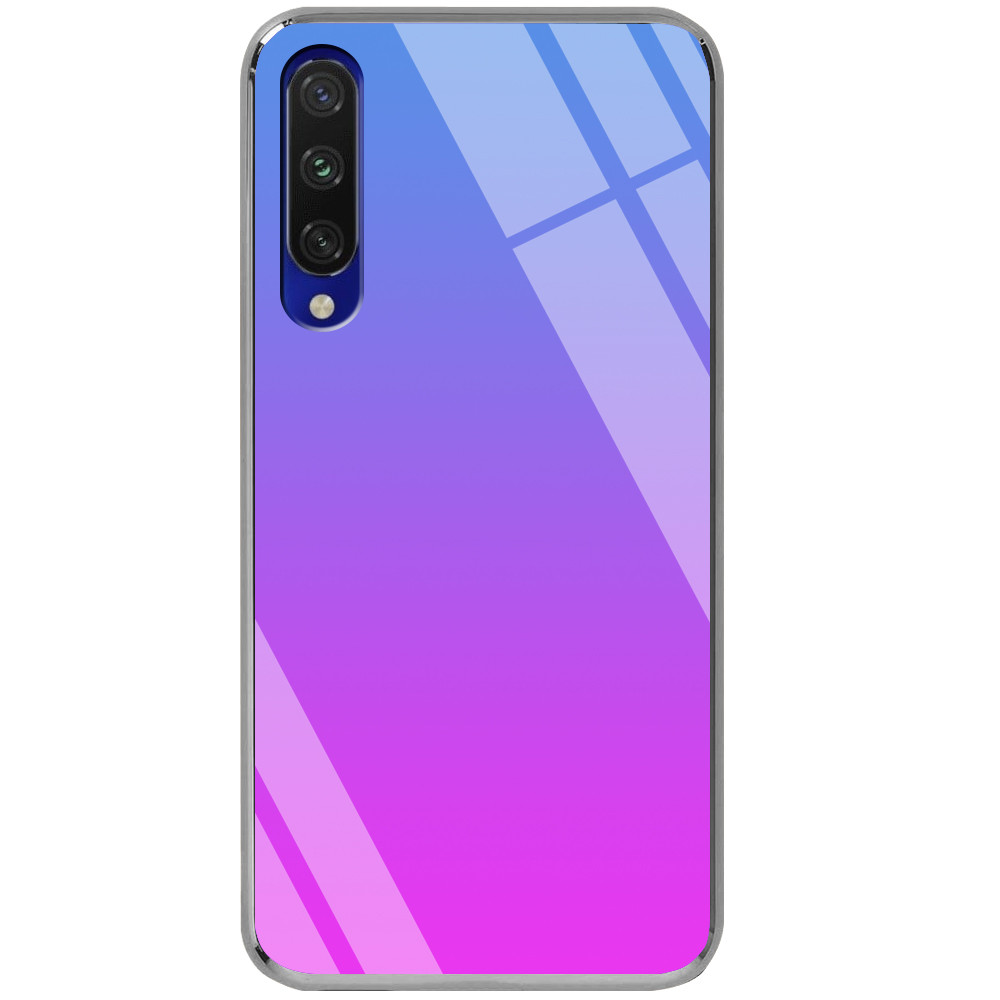 

TPU+Glass чехол Epik Gradient Rainbow с лого для Xiaomi Mi A3 (CC9e) Фиолетовый