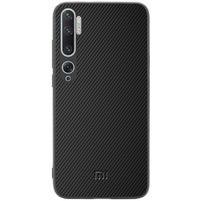 

TPU чехол Epik Fiber Logo для Mi Note 10/Note 10 Pro/Mi CC9 Pro Черный