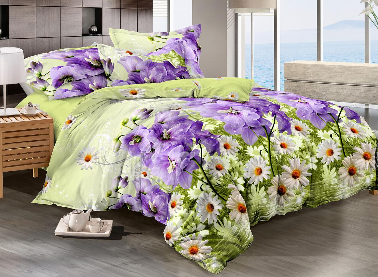 

Двуспальный двусторонний комплект постельного белья евро на молнии 200*220 Сатин Люкс Sleep Well