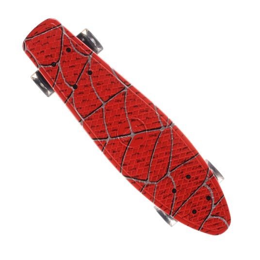 

Пенни борд (Penny Board) 24, Колёса PU светящиеся (Человек паук)