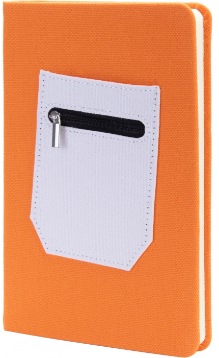 

Блокнот Maxi А5 80 листов Линия Оранжевый с белым (MX26302)