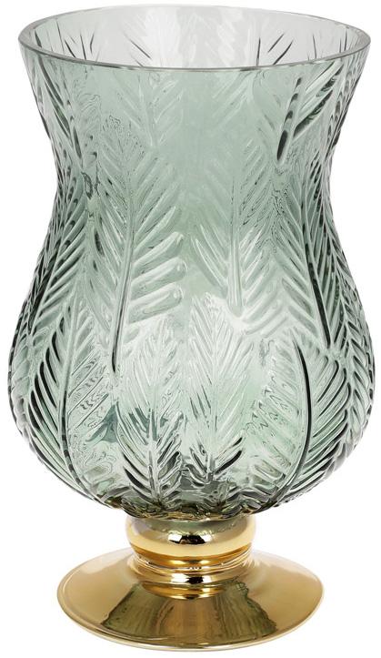 

Ваза декоративная Ancient Glass Розалин 14х15х25см, зеленое стекло (BD-591-239)