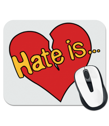 

Коврик для мыши Hate is...