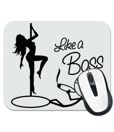 

Коврик для мыши like a boss