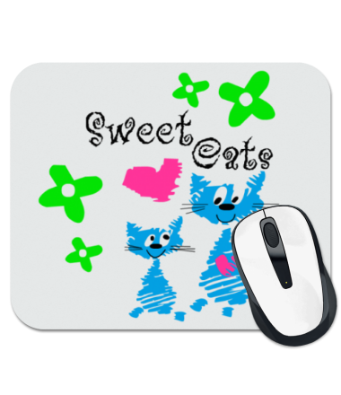 

Коврик для мыши Sweet Cats