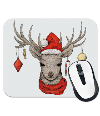 

Коврик для мыши Рождественский Олень 1
