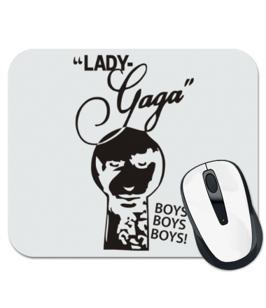 

Коврик для мыши Lady Gaga 1