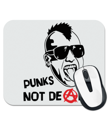 

Коврик для мыши Punk not dead