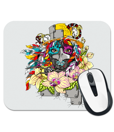 

Коврик для мыши Леди Время