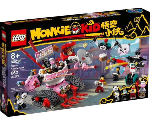 

Конструктор LEGO Monkie Kid Танк с лапшой Пигси (80026)