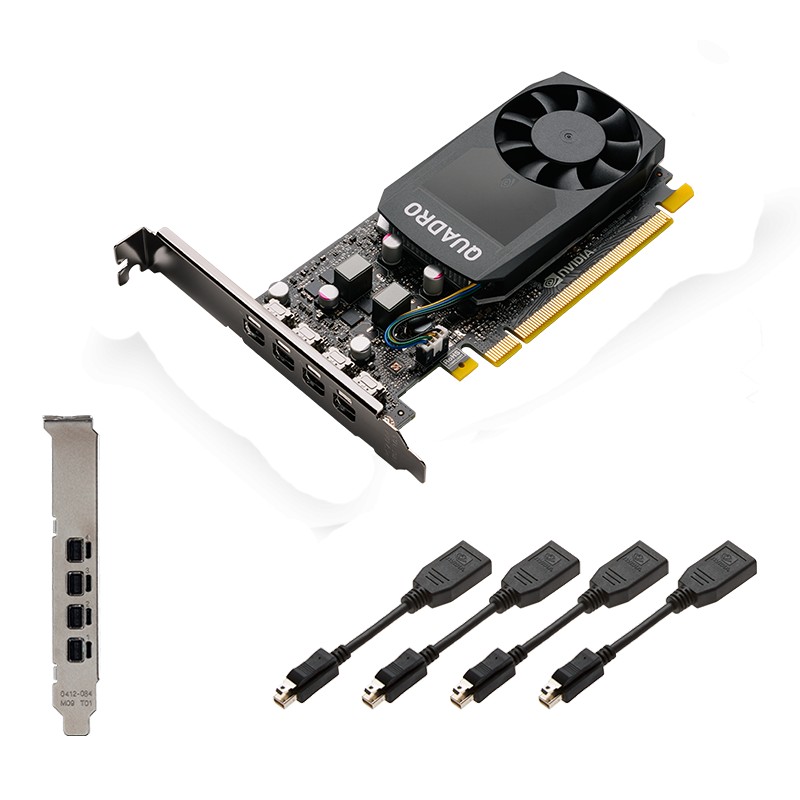 

Видеокарта PNY PCI-Ex NVIDIA Quadro P1000V2 4GB GDDR5 (VCQP1000V2-SB)