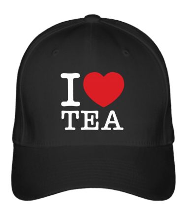 

Бейсболка (кепка) I love tea Черный
