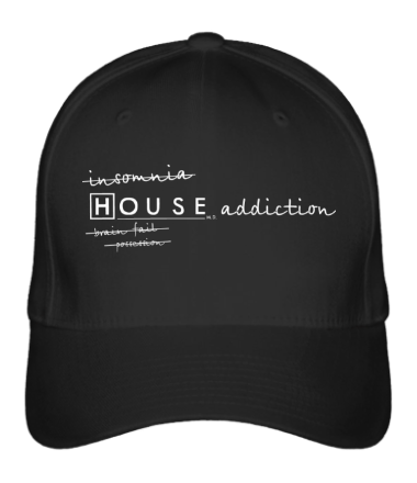 

Бейсболка (кепка) House Addiction Черный 3