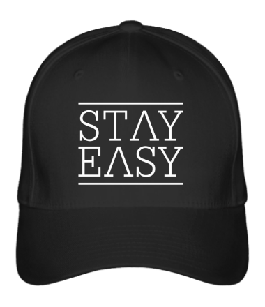 

Бейсболка (кепка) Stay easy Черный