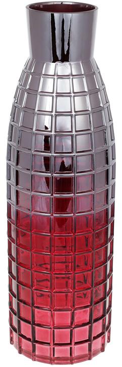 

Ваза декоративная Ancient Glass Топаз Ø15х49см, красное стекло (BD-591-257)