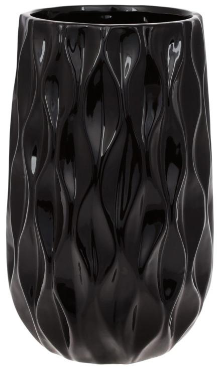 

Ваза керамическая Stone Flower Anaitis 28см, черная (BD-733-325)