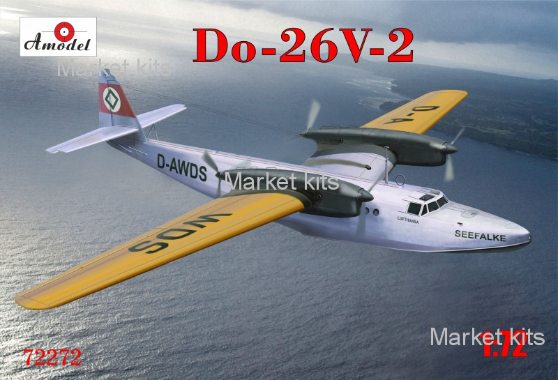 

Немецкий морской разведчик Dornier Do-26V-2 1:72 AMODEL (AMO72272)