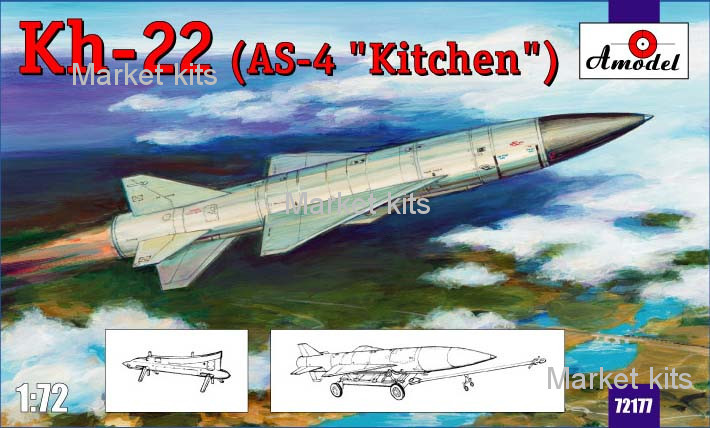 

Kh-22 (AS-4 Kitchen) long-range anti-ship missile 1:72 AMODEL (AMO72196)