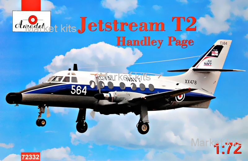 

Пассажирский самолет Jetstream T2 "Handley Page" 1:72 AMODEL (AMO72332)