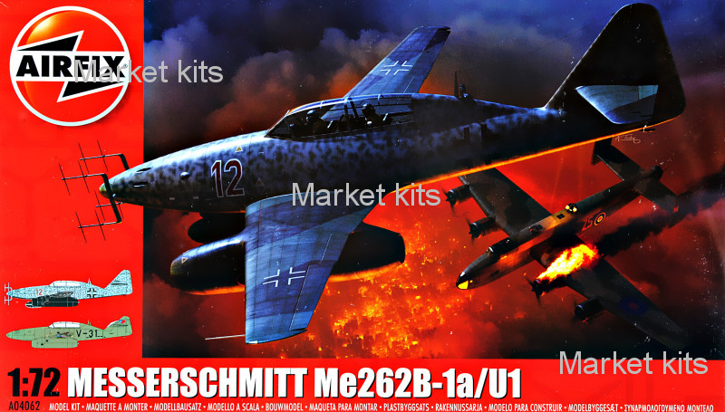 

Немецкий истребитель Messerschmitt Me 262B-1a 1:72 Airfix (AIR04062)