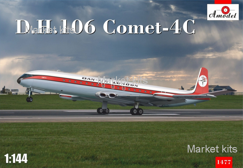 

Пассажирский самолет D.H.106 Comet-4C 1:144 AMODEL (AMO1477)