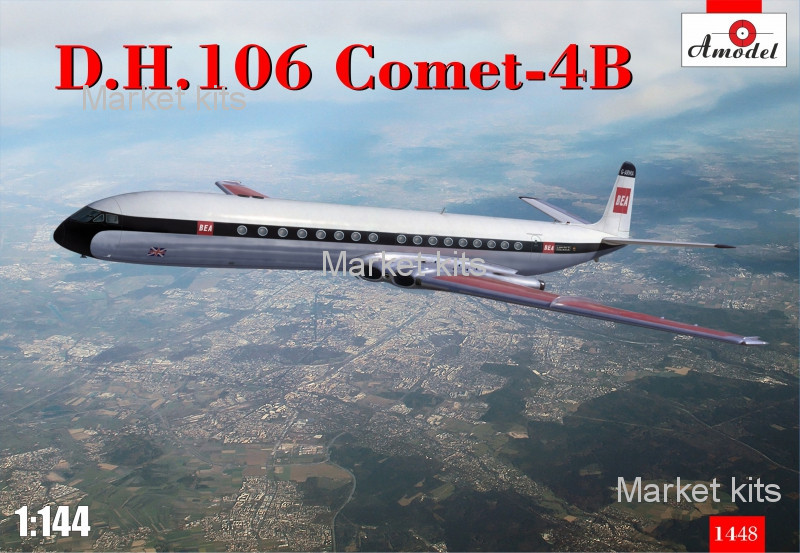 

Авиалайнер D.H. 106 Comet-4B 1:144 AMODEL (AMO1448)