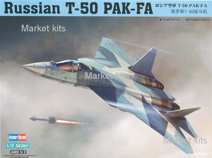 

Истребитель Т-50 Пак-Фа 1:72 Hobby Boss (HB87257)