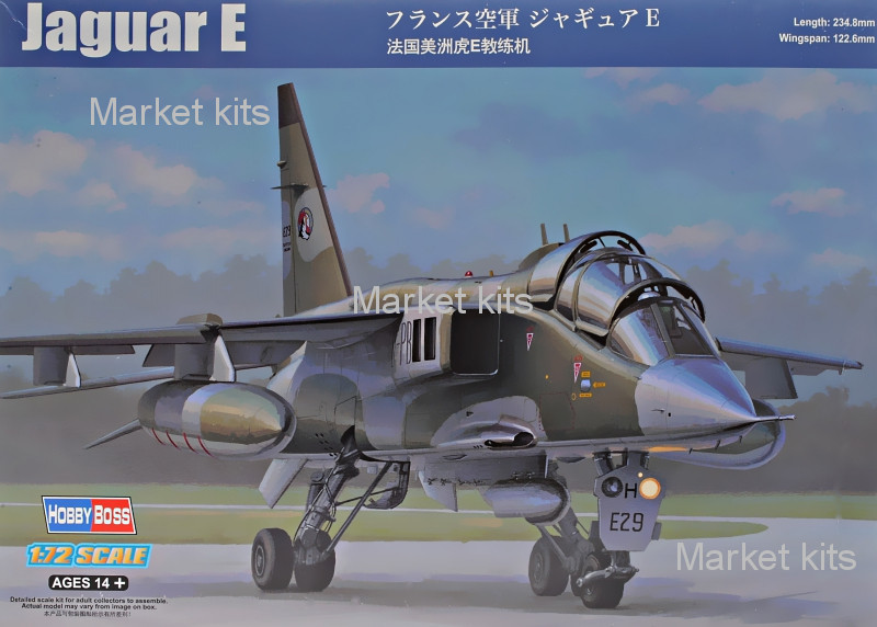 

Французский истребитель Jaguar E 1:72 Hobby Boss (HB87259)