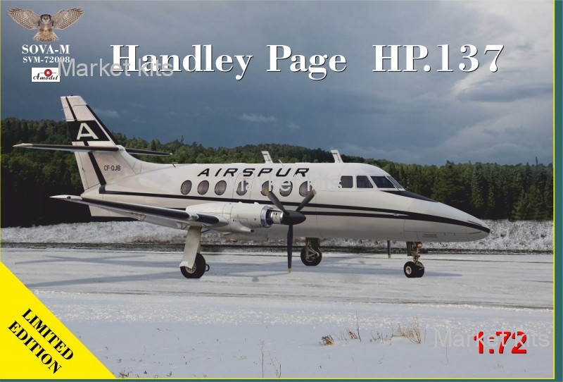 

Пассажирский самолет HP-137 "Handley Page" 1:72 Sova Model (SVM72008)