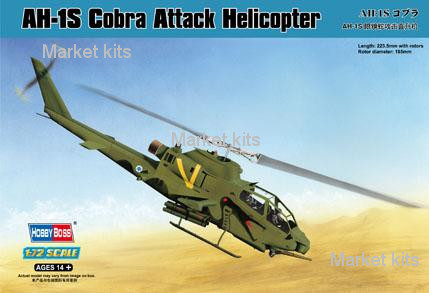 

AH-1S Cobra Attack Helicopter 1:72 Hobby Boss (HB87225)