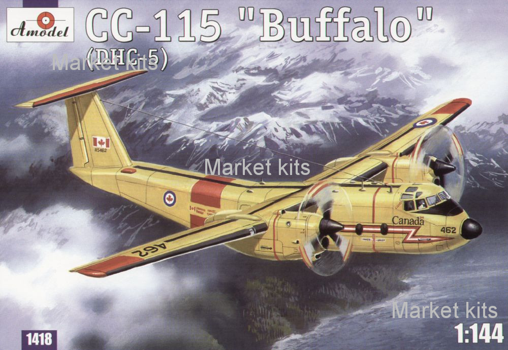 

CC-115 «Buffalo» Транспортный самолет с коротким взлетом и посадкой, Канада. 1:144 AMODEL (AMO1418)