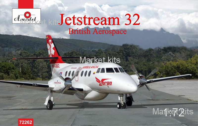 

Пассажирский самолет Jetstream 32 British airliner 1:72 AMODEL (AMO72262)