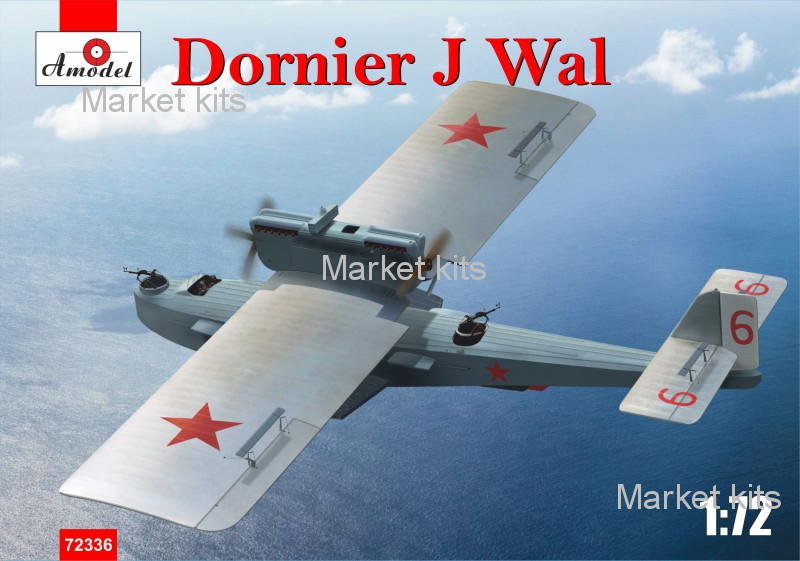 

Немецкая летающая лодка Dornier J Wal 1:72 AMODEL (AMO72336)
