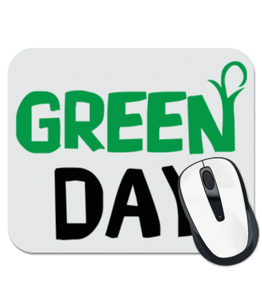 

Коврик для мыши Green day 1