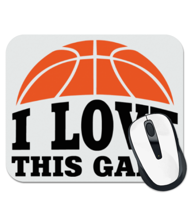 

Коврик для мыши I love this game 2