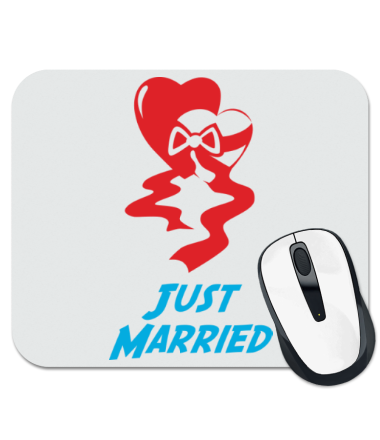 

Коврик для мыши Just Married 4