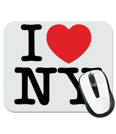 

Коврик для мыши I love NY Classic