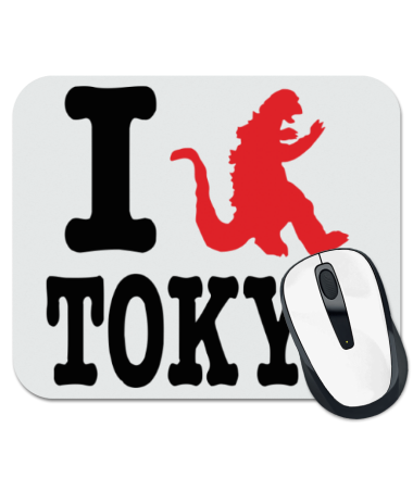 

Коврик для мыши Godzilla - I Godzilla Tokyo