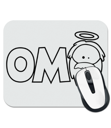 

Коврик для мыши OM God