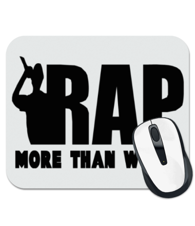 

Коврик для мыши Rap - More Than Words
