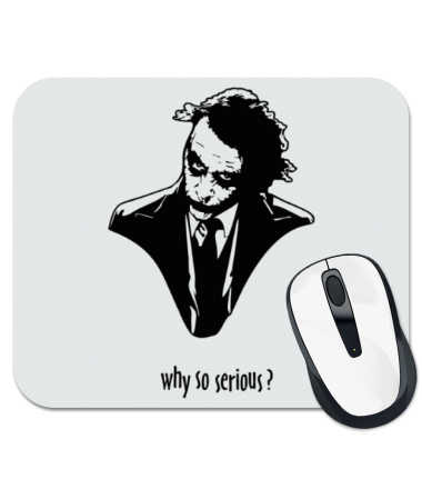 

Коврик для мыши Why so serious