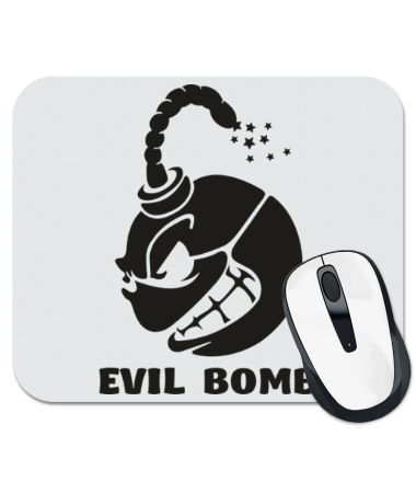 

Коврик для мыши Злая бомба (Evil bomb)