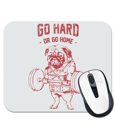 

Коврик для мыши Go Hard or Go Home 2