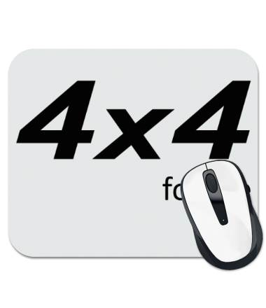 

Коврик для мыши 4х4 for life (mini)