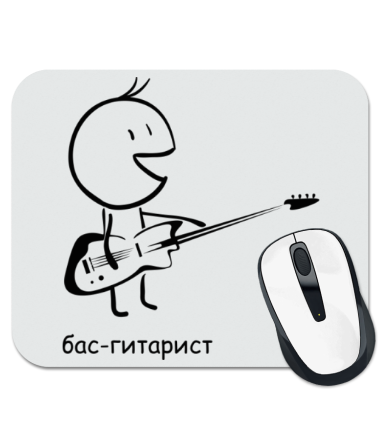 

Коврик для мыши Бас-гитарист