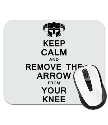 

Коврик для мыши Keep Calm And remove the arow